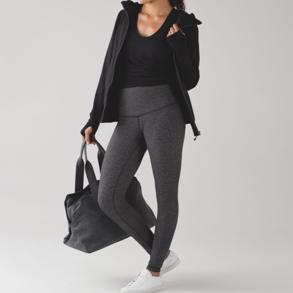 ⚡️Flash Sale ⚡️ Black herringbone Lululemon pants